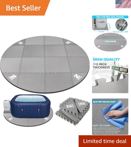 Inch insulated hot tub - 77-inch, pad