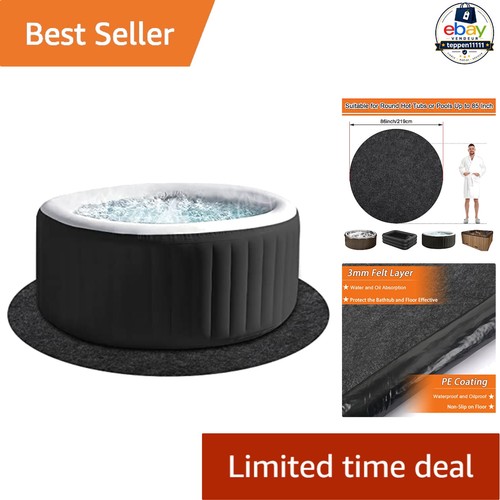 Round hot tub mat - mat, inch