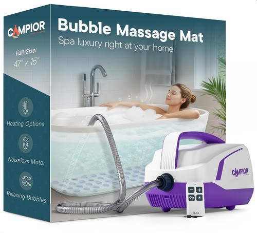 Bubble bath massager mat - massager, for