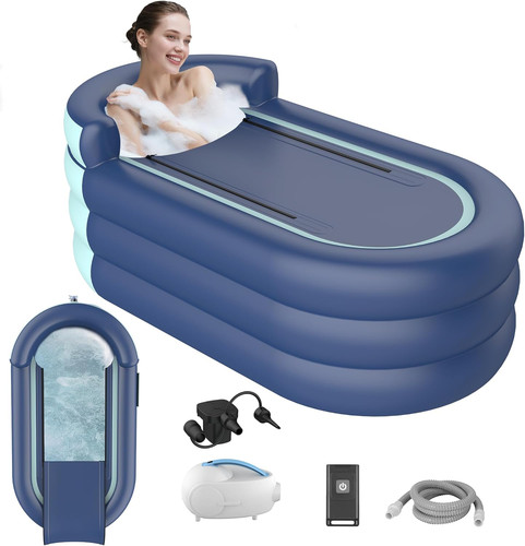 Portable inflatable bathtub - portable,