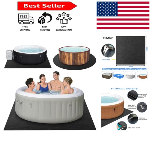 Customizable 80x80 hot tub - tub, mat